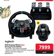 Logitech G29 Gaming Wheel Plus Driving Force Shifter-Each