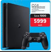 PS4 500GB Slim Console-Each