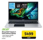 Acer 39cm (15.6") Aspire 3 Intel Celeron Laptop