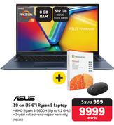 Asus 15.6" Ryzen 5 Laptop