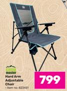 Campmaster Hard Arm Adjustable Chair