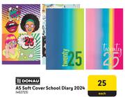 Donau A5 Soft Cover School Diary 2024 462723-Each