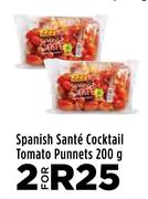 Spanish Sante Cocktail Tomato Punnets-For 2 x 200g