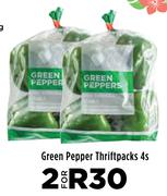Green Pepper Thriftpacks-For 2 x 4's Pack