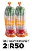 Robot Pepper Thriftpacks-For 2 x 3's Pack