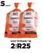Carrot Thriftpacks-For 2 x 1kg