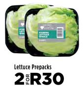 Lettuce Prepacks-For 2
