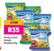Purity Junior Instant Noodles-For 6 x 53g