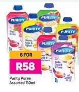 Purity Puree Assorted-For 6 x 110ml