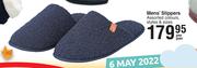 Men's Slippers-Per Pair