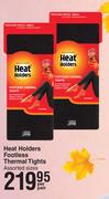 Heat Holders Footless Thermal Tights Assorted Sizes-Per Pair