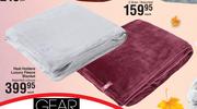 Heat Holders Luxury Fleece Blanket Assorted Colours-Each