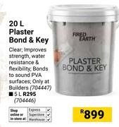 Fired Earth Plaster Bond & Key 704447-20Ltr