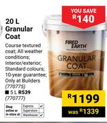 Fired Earth Granular Coat 770813-5Ltr