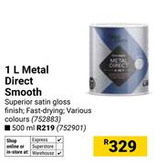 Fired Earth Metal Direct Smooth 752883-1Ltr
