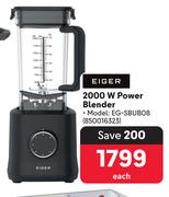 Eiger 2000W Power Blender EG-SBUB08 