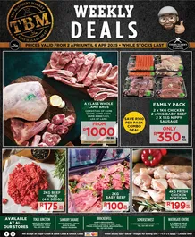 The Butcher's Market : Weekly Specials (02 April - 06 April 2025 While Stocks Last)