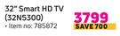 Samsung 32" (81cm) Smart HD TV  32N5300