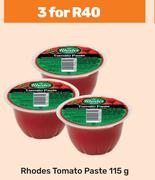Rhodes Tomato Paste-For 3 x 115g