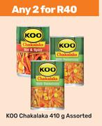 Koo Chakalaka Assorted-For Any 2 x 410g