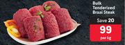 Bulk Tenderized Braai Steak-Per Kg