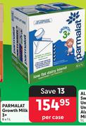 Parmalat Growth Milk 3+-6 x 1L Per Case