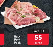 Bulk Pork Pack-Per Kg