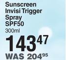 Everysun Sunscreen Invisi Trigger Spray SPF50-300ml