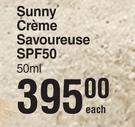 Payot Sunny Creme Savoureuse SPF50-50ml Each