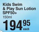 Nivea Sun Kids Swim & Play Sun Lotion SPF50+-150ml Each