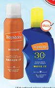 Tropitone Move It Sunscreen Invisi Spray SPF30-125ml