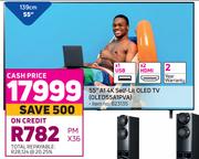 LG 55" A1 4K Self-Lit QLED TV OLED55A1PVA