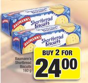 Baumann's Shortbread Biscuits-2 x 160g