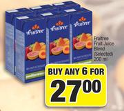 Fruitree Fruit Juice Blend (Selected)-6 x 200ml