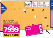 Samsung 55" (139cm) AU7000 UHD 4K Smart TV 55AU7000