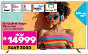 TCL 190cm (75") QLED 4K Google TV 75C645