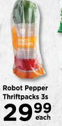 Robot Pepper Thriftpacks 3s-Each