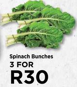 Spinach Bunches-For 3