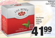 Five Roses Tagless Teabags-100s Per Pack