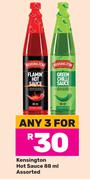 Kensington Hot Sauce Assorted-For Any 3 x 88ml