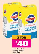 Snowflake Self Raising Wheat Flour-For 2 x 1kg