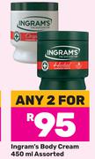 Ingram's Body Cream Assorted-For Any 2 x 450ml