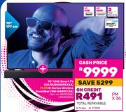 Samsung 70" (177cm) UHD Smart TV UA70U8000FKXXA Plus B-Series Wireless Soundbar HW-B400F/XA