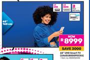 Samsung 65" (165cm) UHD Smart TV UA65U8000FKXXA