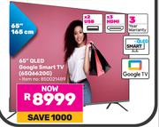 Skyworth 65" (165cm) QLED Google Smart TV 65Q6620G