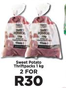 Sweet Potato Thriftpacks-For 2 x 1Kg