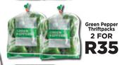 Green Pepper Thriftpacks-For 2