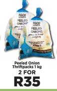 Peeled Onion Thriftpacks-For 2 x 1Kg