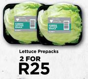 Lettuce Prepacks-For 2