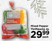 Mixed Pepper Thriftpacks-4s Each